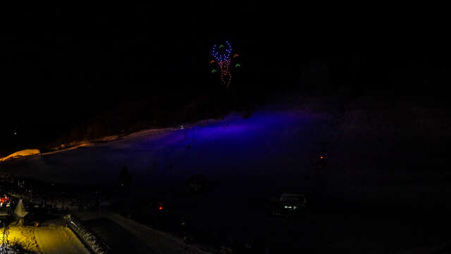 New Year Light Show and drones show