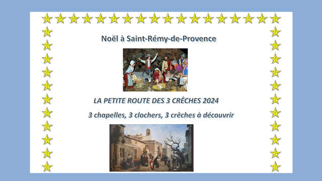 La petite route des crèches de Noël à Saint-Rémy-de-Provence