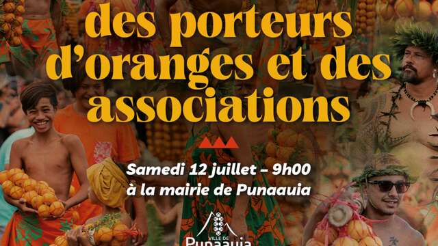 Défilé des porteurs d'oranges et des associations - Fête de l'Orange