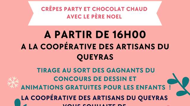 Crêpes party et chocolat chaud