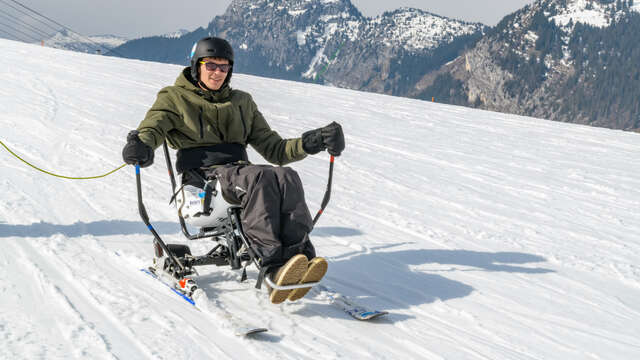 Snow' Kart - Fauteuil de descente de pistes de ski alpin en autonomie