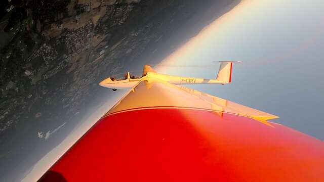 Schnupperflug im Segelflugzeug