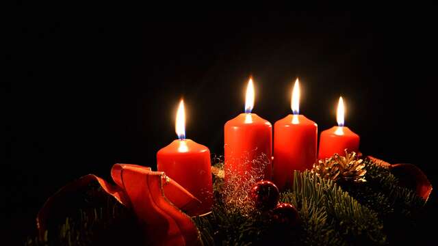 Couronne de Noël - Atelier