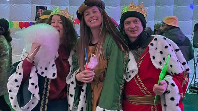 Costume party at the Igloo