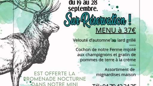 Soirées "Brâme du Cerf" à La Ferme du Marais