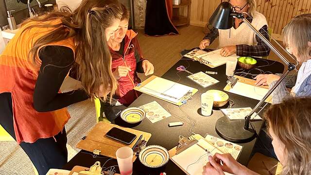 Atelier créatif conscient - Bijoux en micro-macramé avec Saïjana