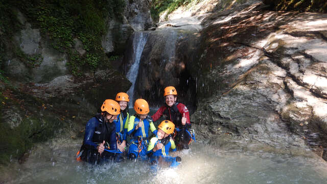 Canyoning au Grenant avec CORDI'CA
