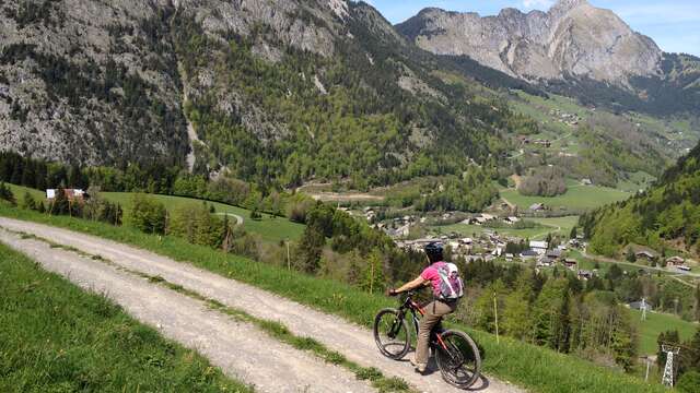 VTT électrique parcours 42 - Abondance