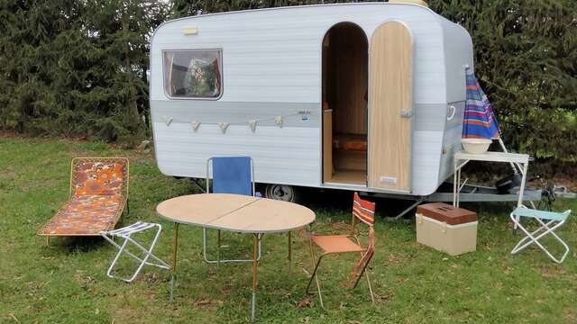 Caravane Vintage - Camping de l'Eau Mère