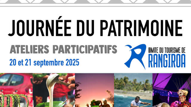 Journées du Patrimoine à Rangiroa