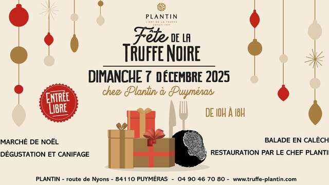 Plantin celebrates Christmas with black truffles