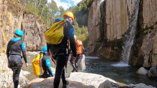 Canyoning avec Ariège Évasion