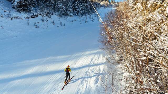 Freerando parc : ski touring at the Ax 3 Domaines ski resort