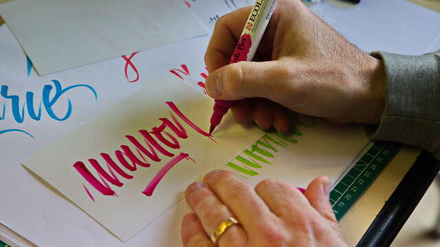 Atelier Typo avec Williaco