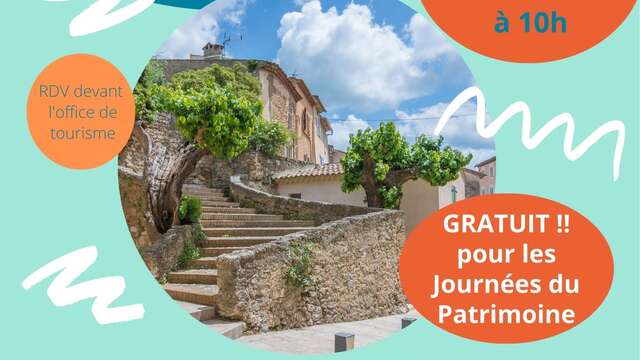 Guided tour of the village of Villecroze | European Heritage Days 2024