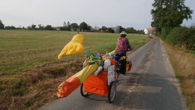 L'artishow à vélo part à Fond de France