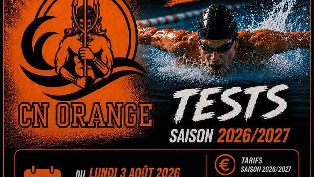 Tests - Cercle des Nageurs d'Orange