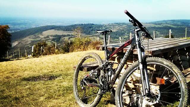 MTB track no. 1 (black) - Chapelle de Montfort - Refuge du Mont-Myon
