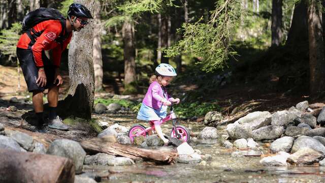 Itinéraire VTT AE - E : d'Argentière au Lavancher