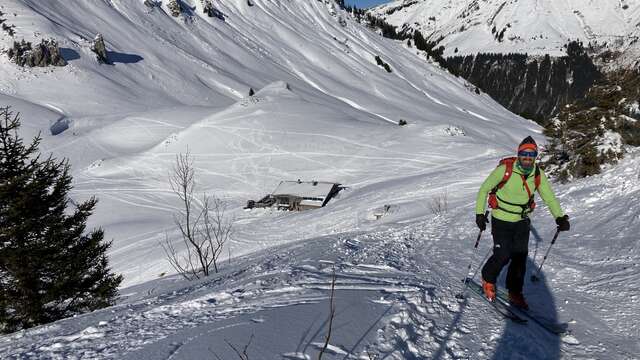Ski de randonnée vers la Golèse