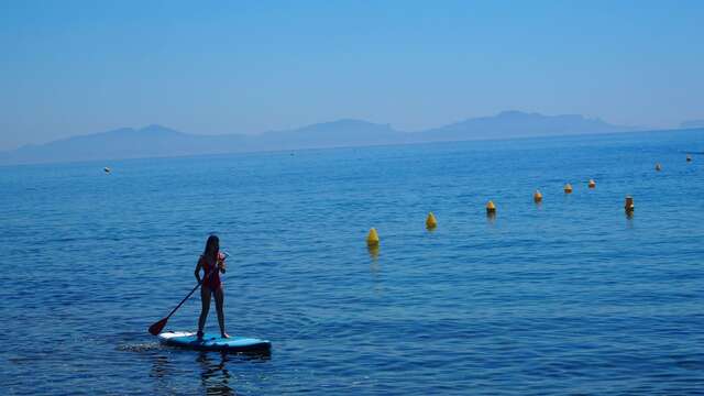 Location de paddle sur la plage