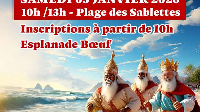 Neujahrsbad in Les Sablettes