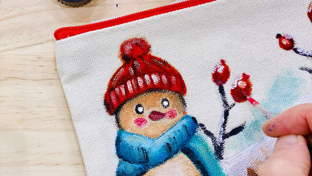 Peinture trousse d'hiver - Atelier Juniors dès 7 ans et adultes