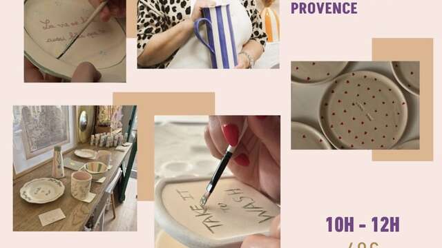 Gli appuntamenti di Marius - Laboratorio di pittura su ceramica