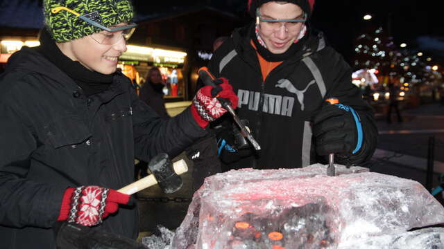 Chasse au trésor glacée - Pics à glace !