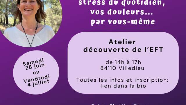 Atelier EFT gestion des émotions  -  Envie d'être soi