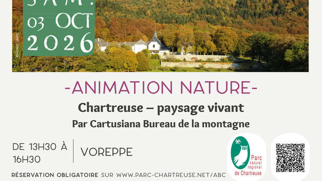 Visite commentée : Chartreuse, paysage vivant