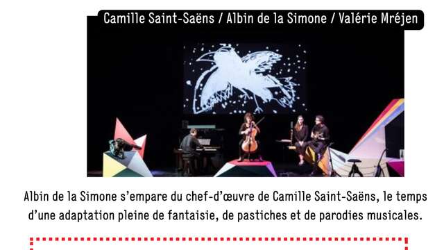 Projection Le carnaval des animaux Micro Folie