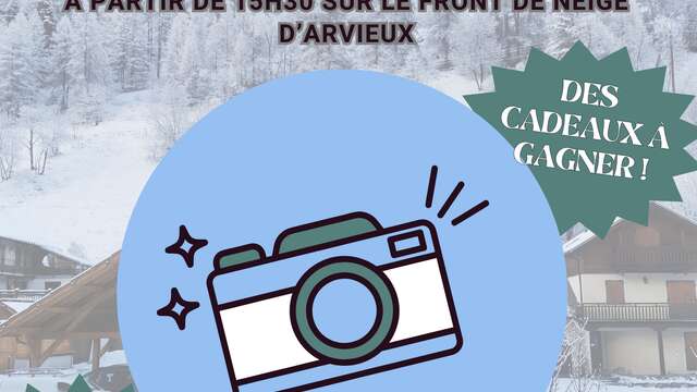 Jeu de piste piétons et skieurs