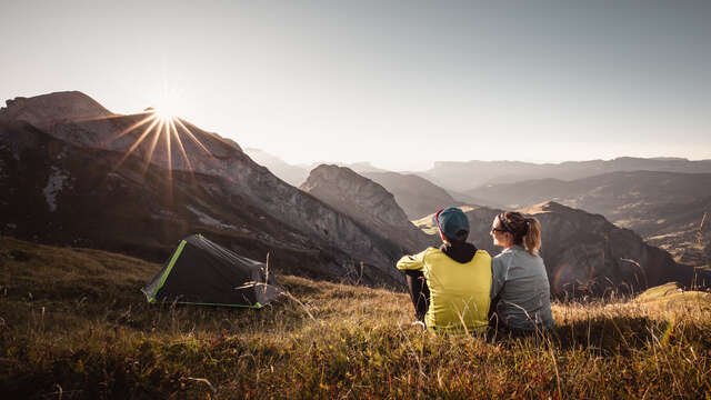 Randonnées guidées en bivouac