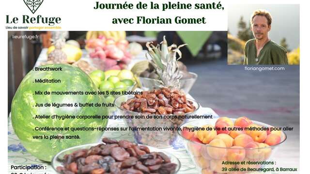 Journée de la Pleine Santé, avec Florian Gomet