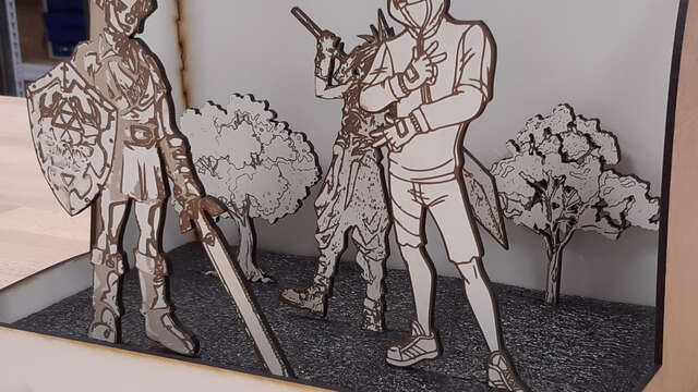 Atelier Altec (12-17 ans) - Ton personnage manga découpé au laser