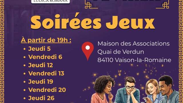 Soirées Jeux