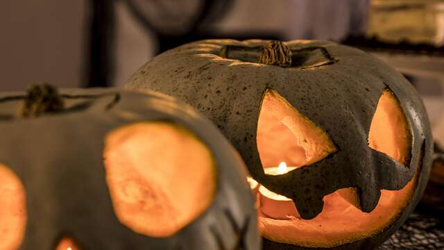 Halloween met de winkeliersvereniging van Superdévoluy