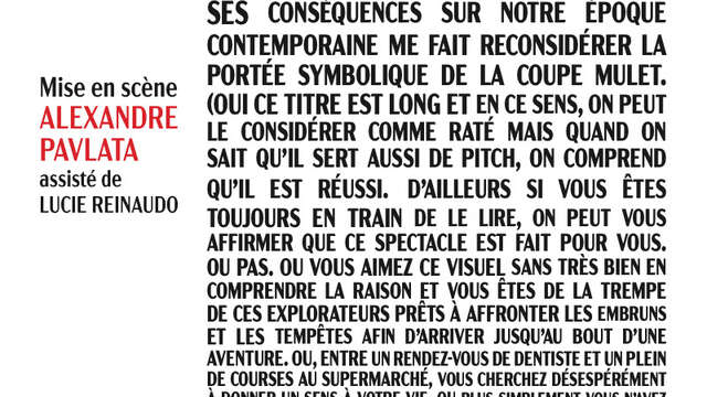 Les Nuits Théâtrales de Simone - T.I.N.A.