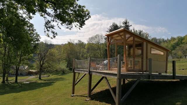 Monchâteau Étoilé, la cabane étoilée avec Spa