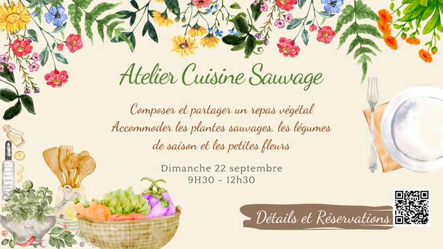 Atelier cuisine sauvage