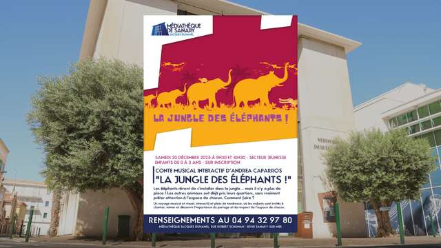 Conte musical interactif d'Andréa Caparros : "La jungle des éléphants !"