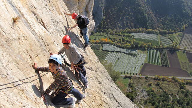 Accompagnement en Via ferrata de La Grande Fistoire - Parcours partiel