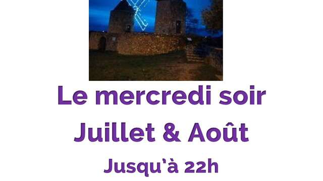 Visite nocturne des Moulins de Régusse