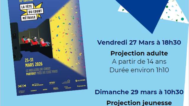 Fête du Court métrage : projection jeunesse