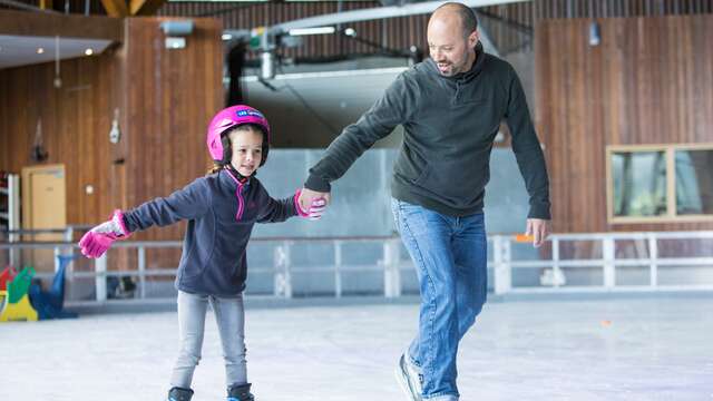 Rencontre avec L'Happy à la patinoire