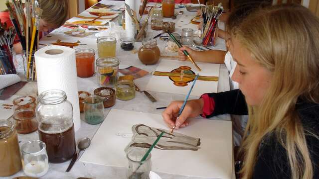 Initiation Peinture aux Pigments Naturels - Enfants