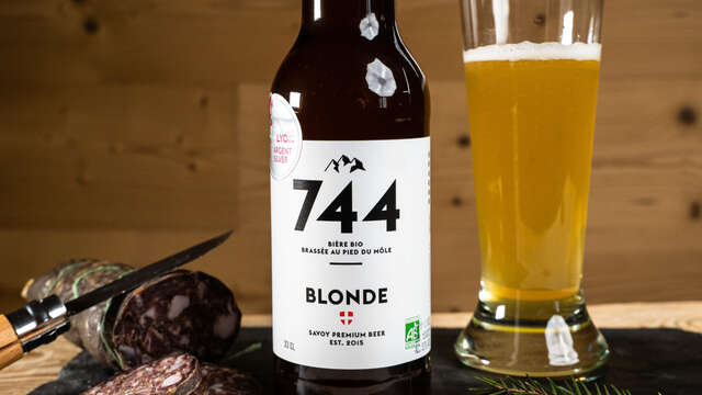 Dégustation bières bio de la société 744