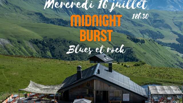 Concert au Patafan : Midnight burst - blues and rock