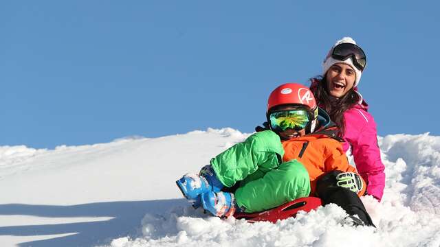 Pistes de luge au Collet